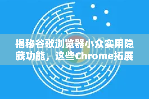 揭秘谷歌浏览器小众实用隐藏功能，这些Chrome拓展让你效率翻倍
