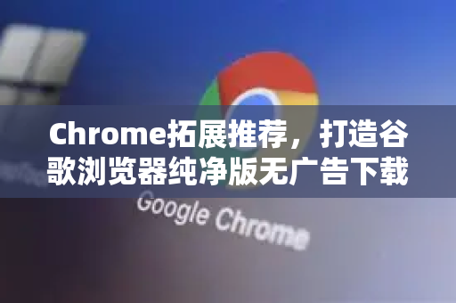 Chrome拓展推荐，打造谷歌浏览器纯净版无广告下载体验