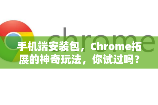 手机端安装包，Chrome拓展的神奇玩法，你试过吗？