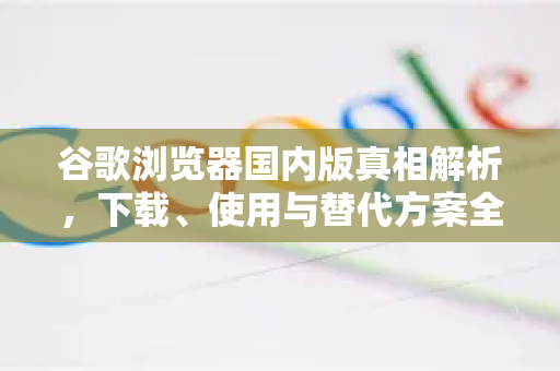 谷歌浏览器国内版真相解析，下载、使用与替代方案全指南