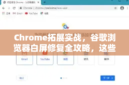 Chrome拓展实战，谷歌浏览器白屏修复全攻略，这些工具你不可不知
