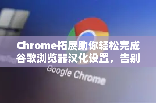 Chrome拓展助你轻松完成谷歌浏览器汉化设置，告别英文界面困扰