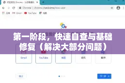 第一阶段,快速自查与基础修复(解决大部分问题)-第1张图片-谷歌官网|Google Chrome下载-2026最新中文版 第一阶段,快速自查与基础修复(解决大部分问题)-第1张图片-谷歌官网|Google Chrome下载-2026最新中文版
