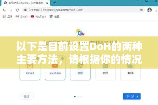 以下是目前设置DoH的两种主要方法，请根据你的情况选择-第1张图片-谷歌官网|Google Chrome下载-2026最新中文版