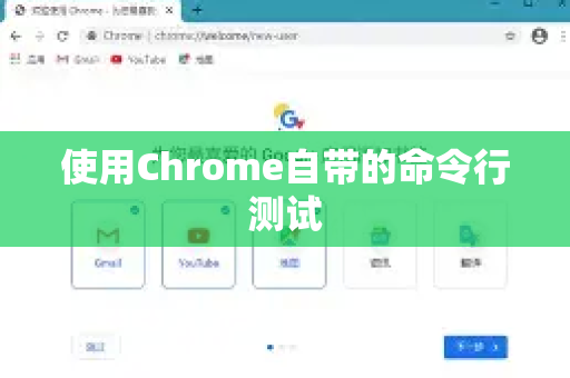 使用Chrome自带的命令行测试