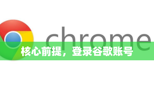 核心前提，登录谷歌账号