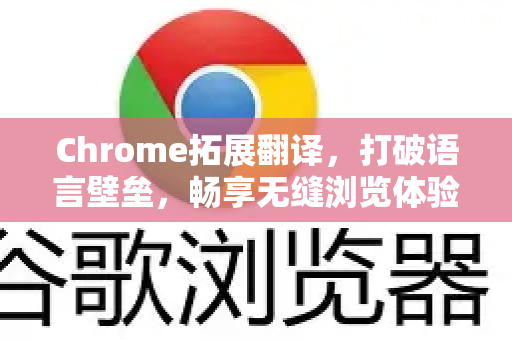Chrome拓展翻译，打破语言壁垒，畅享无缝浏览体验-第1张图片-谷歌官网|Google Chrome下载-2026最新中文版